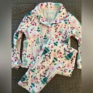 Christmas Pink Pajama Set - Laura Ashley 4T kids girls